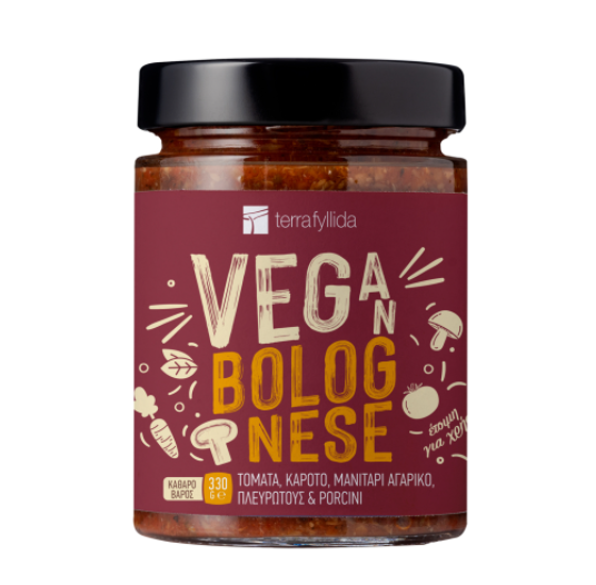 Σάλτσα Μανιταριών - Bolognese Vegan 330gr