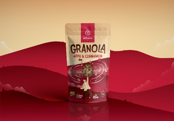 Granola Apple Cinnamon 350g Organic