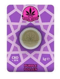 Legal Weed Pollen Purple CBD<35% - 1gr