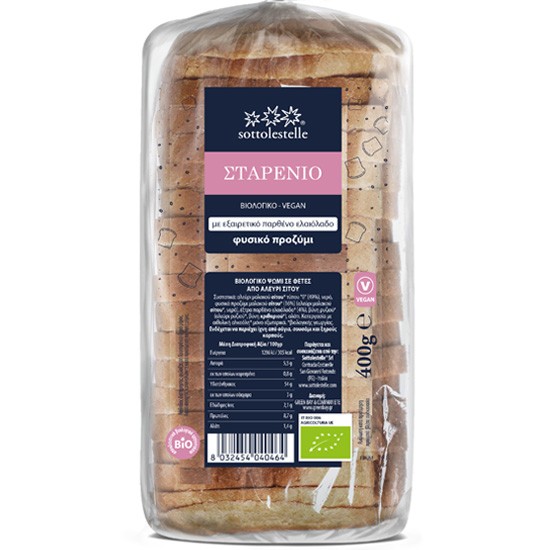 Ψωμί σταριού σε φέτες ΒΙΟ 400gr