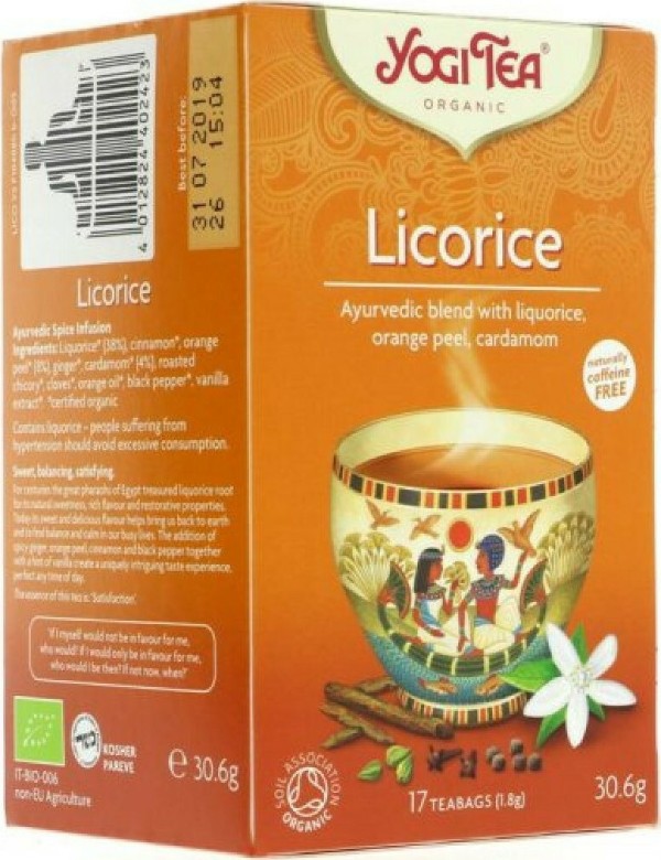 Yogi Tea - Licorice 17 tea bags - 30.6g