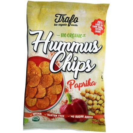 Chips Hummus με πάπρικα ΒΙΟ 75gr