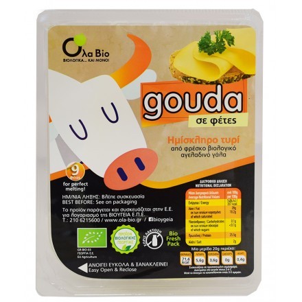 Gouda Cheese Slices - 9 slices BIO